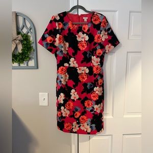 J. Crew Pink Floral Dress
